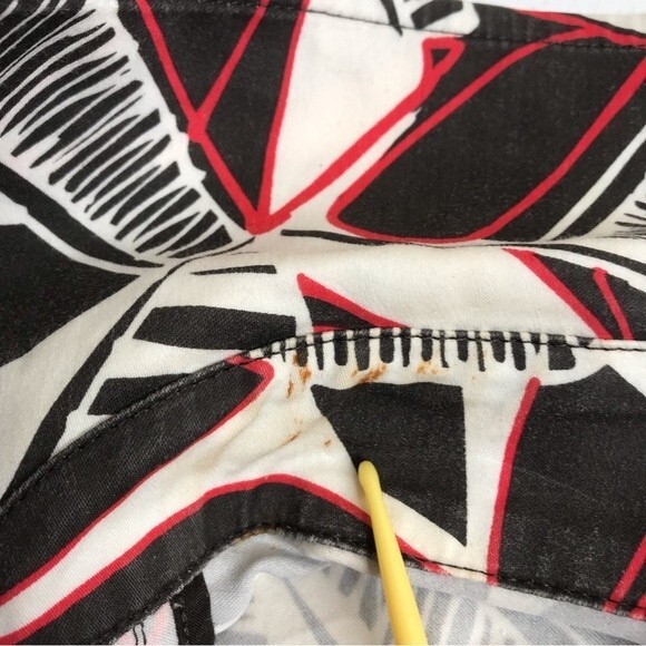 Chicos Tropic Sketch Coren 3/4 Chocolate Button Up Jacket Women Size Small - Picture 10 of 13